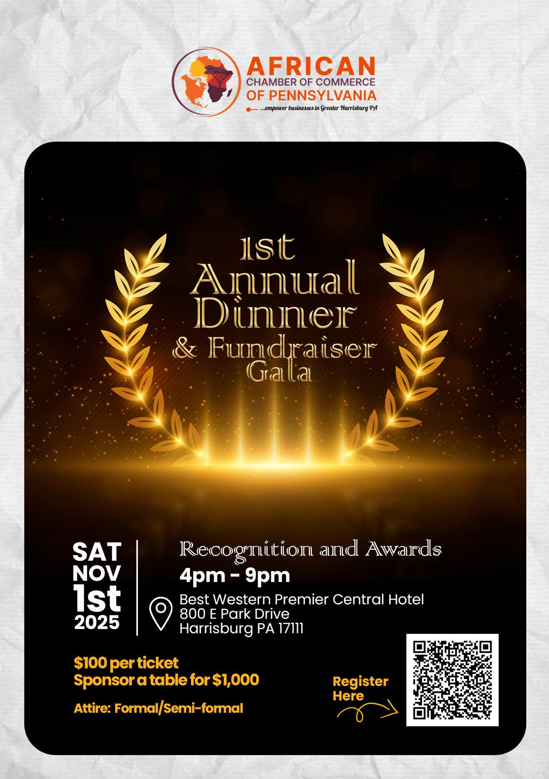 1st Annual Dinner & Fundraiser Gala